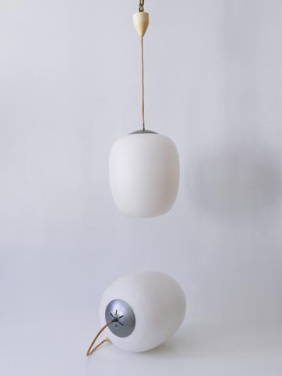 Wilhelm Wagenfeld 1 of 2 Pendant Lamp D ren by Wilhelm Wagenfeld for Peill Putzler Germany 1950s