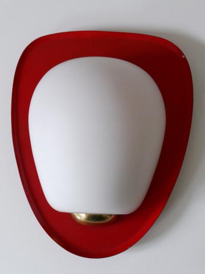 Wilhelm Wagenfeld Mid Century Modern Sconce Shell by Wilhelm Wagenfeld for Peill Putzler 1950s