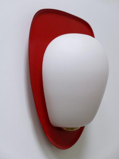 Wilhelm Wagenfeld Mid Century Modern Sconce Shell by Wilhelm Wagenfeld for Peill Putzler 1950s
