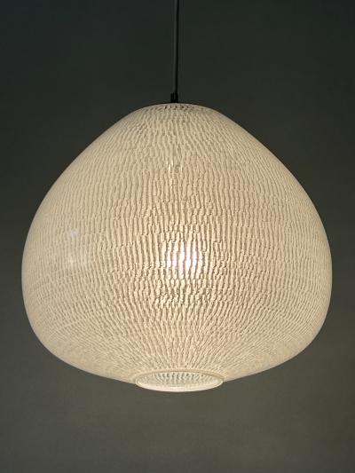 Wilhelm Wagenfeld Rare Elegant Mid Century Modern Pendant Lamp by Peill Putzler Germany 1950s