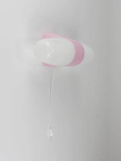 Wilhelm Wagenfeld Wilhelm Wagenfeld Bauhaus Pink Double Sconce Wall Light Linder Germany 1950s