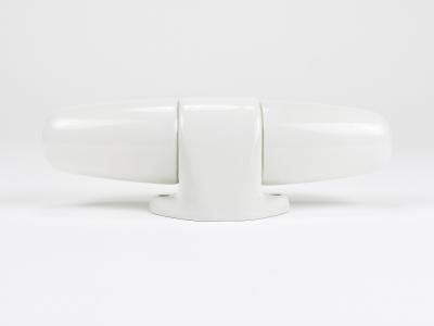 Wilhelm Wagenfeld Wilhelm Wagenfeld Bauhaus White Double Sconce Wall Light Germany 1950s