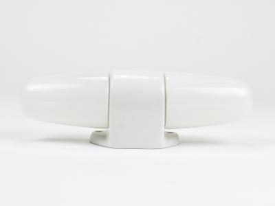 Wilhelm Wagenfeld Wilhelm Wagenfeld Bauhaus White Double Sconce Wall Light Germany 1950s