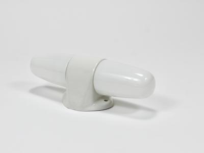 Wilhelm Wagenfeld Wilhelm Wagenfeld Bauhaus White Sconce Double Wall Light Linder Germany 1950s