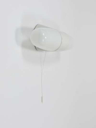 Wilhelm Wagenfeld Wilhelm Wagenfeld Bauhaus White Sconce Double Wall Light Linder Germany 1950s