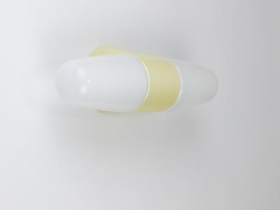 Wilhelm Wagenfeld Wilhelm Wagenfeld Bauhaus Yellow Double Sconce Wall Light Linder Germany 1950s