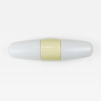 Wilhelm Wagenfeld Wilhelm Wagenfeld Bauhaus Yellow Double Sconce Wall Light Linder Germany 1950s