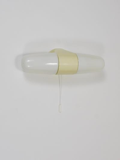 Wilhelm Wagenfeld Wilhelm Wagenfeld Bauhaus Yellow Sconce Double Wall Light Linder Germany 1950s