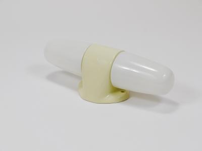 Wilhelm Wagenfeld Wilhelm Wagenfeld Bauhaus Yellow Sconce Double Wall Light Linder Germany 1950s