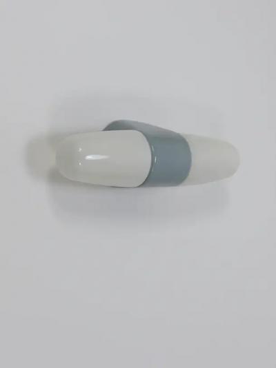 Wilhelm Wagenfeld Wilhelm Wagenfeld Gray Bauhaus Sconce Double Wall Light by Linder Germany 1950