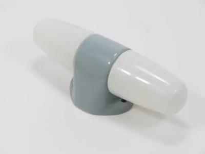 Wilhelm Wagenfeld Wilhelm Wagenfeld Gray Bauhaus Sconce Double Wall Light by Linder Germany 1950