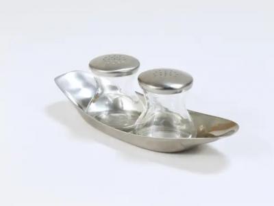 Wilhelm Wagenfeld Wilhelm Wagenfeld Mid Century Max Moritz Salt Pepper Twins Shakers WMF 1950s