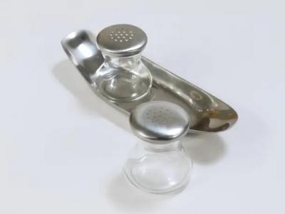 Wilhelm Wagenfeld Wilhelm Wagenfeld Mid Century Max Moritz Salt Pepper Twins Shakers WMF 1950s