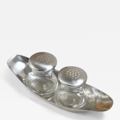 Wilhelm Wagenfeld Wilhelm Wagenfeld Mid Century Max Moritz Salt Pepper Twins Shakers WMF 1950s