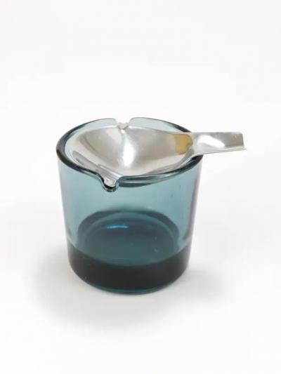 Wilhelm Wagenfeld Wilhelm Wagenfeld Midcentury Tourmaline Bauhaus Ashtray by WMF Germany 1960s