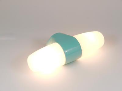 Wilhelm Wagenfeld XXL Wilhelm Wagenfeld Turquoise Bauhaus Sconce Double Wall Light Linder Germany