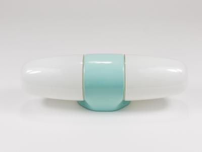 Wilhelm Wagenfeld XXL Wilhelm Wagenfeld Turquoise Bauhaus Sconce Double Wall Light Linder Germany