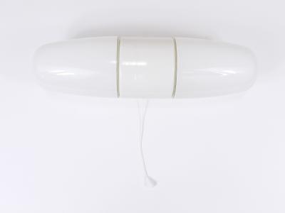 Wilhelm Wagenfeld XXL Wilhelm White Wagenfeld Bauhaus Sconce Double Wall Light by Linder Germany
