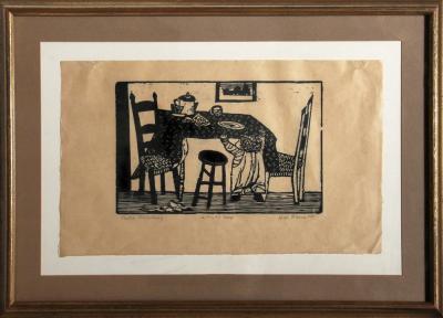 Will Barnet Child Reaching