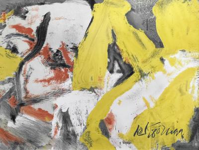 Willem De Kooning The Man and the Big Blonde By Willem de Kooning