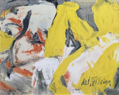 Willem De Kooning The Man and the Big Blonde By Willem de Kooning