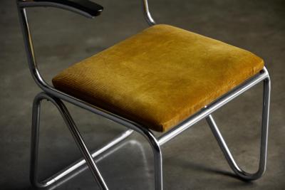 Willem Hendrik Gispen Diagonaalstoel Armchair by W H Gispen Netherlands circa 1930