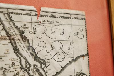 Willem Janszoon Blaeu Willem Janszoon Blaeu Rare Original 17th Century Map of Ethiopia in a Pine Frame