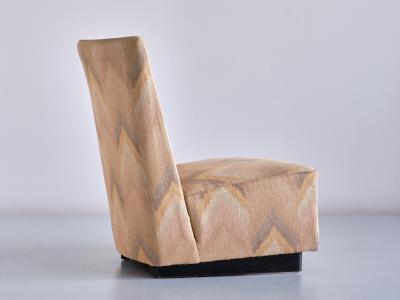 Willem Penaat Willem Penaat Modernist Lounge Chair with Runner Legs Metz Co 1935