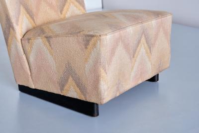 Willem Penaat Willem Penaat Modernist Lounge Chair with Runner Legs Metz Co 1935