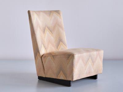 Willem Penaat Willem Penaat Modernist Lounge Chair with Runner Legs Metz Co 1935