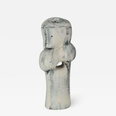 Willem Schalling Sculptural Ceramic Vessel with Lid by Dutch Schalling