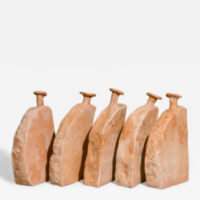 Willem Van Hooff Dutch Contemporary MMXXI Florence Terracotta Urns Vases