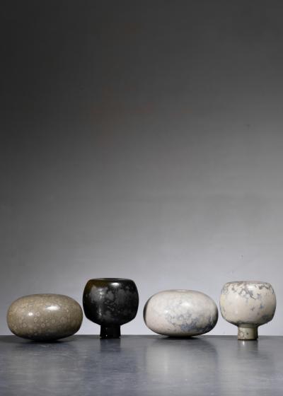 Willi Hornberger Set of 4 Willi Hornberger ceramic vases