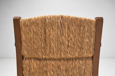 Willi Ohler Oak Worpsweder Armchair by Willi Ohler for Erich Schultz Germany 1920s