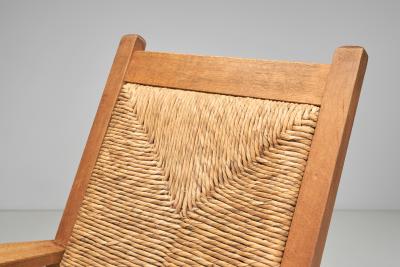 Willi Ohler Wicker Armchair by Willi Ohler Germany First half of the 20th Century