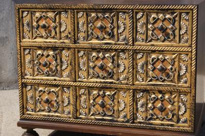 William A Berkey Furniture Co Small Walnut Dresser by William A Berkey Furniture for Widdicomb