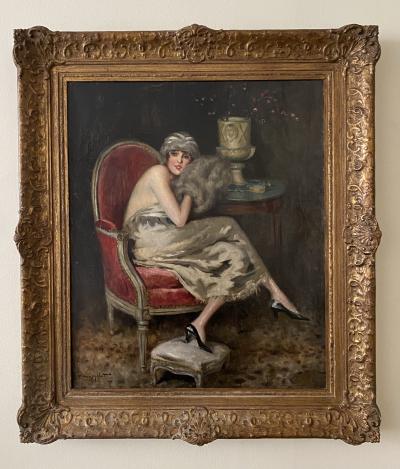 William Ablett Elegant With Muff