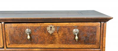 William And Mary Burl Walnut Chest Of Drawers