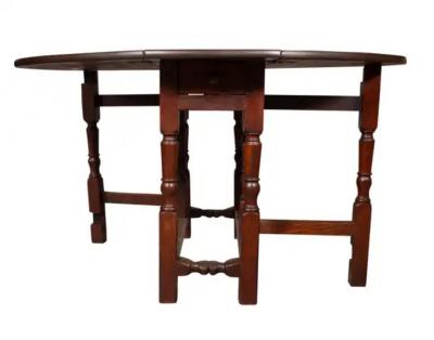 William And Mary Oak Gateleg Table