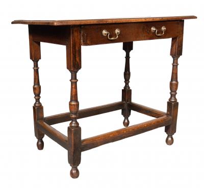 William And Mary Oak Tavern Table
