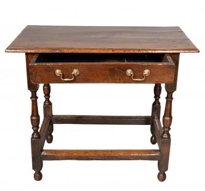 William And Mary Oak Tavern Table