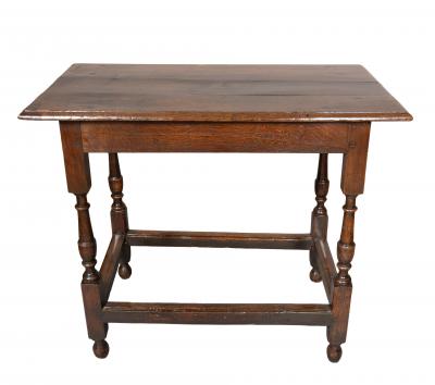 William And Mary Oak Tavern Table