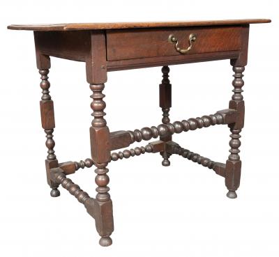 William And Mary Oak Tavern Table