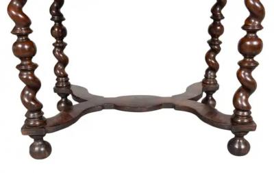 William And Mary Oyster Veneer Table