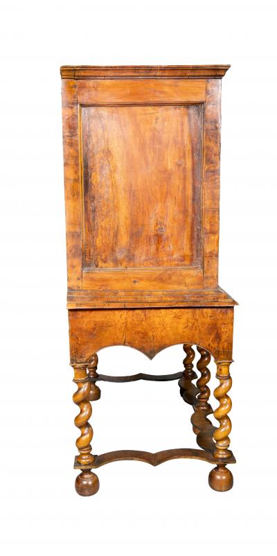 William And Mary Walnut Chest On Stand