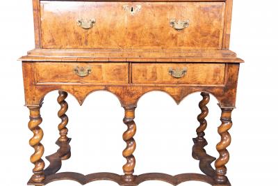 William And Mary Walnut Chest On Stand