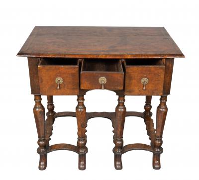 William And Mary Walnut Side Table