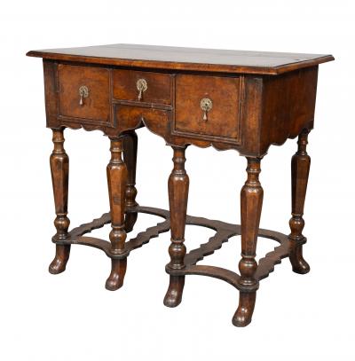 William And Mary Walnut Side Table