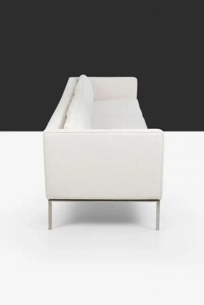 William Armbruster Pair of William Armbruster Monumental Five Seat Sofas in Chase Manhattan NYC