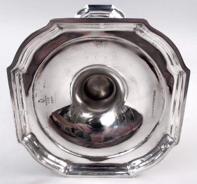 William B Durgin Antique American Modern Classical Sterling Silver 18 Inch Vase